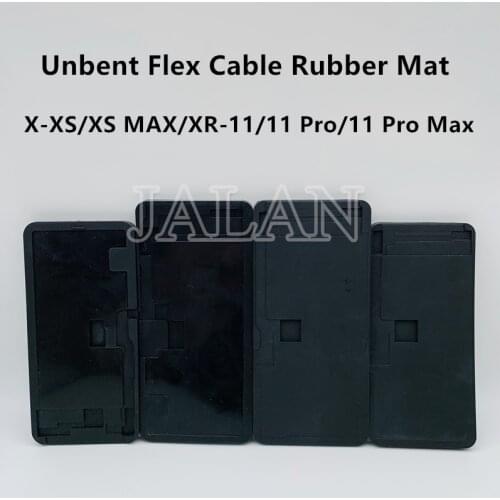LCD Unbent Flex Rubber Mat IP 12 MINI 11 12 PRO MAX 11Pro X XS XR LCD Display Glass OCA Laminating Block Mat Screen Repair Tool