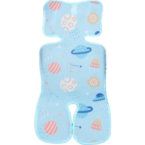 97BC Summer Stroller Cooling Pad 3D Air Mesh Breathable Pushchair Mat Mattress Baby Pram Seat Cover Cushion for Newborn 73x33cm