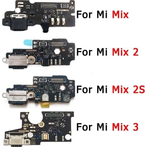 Original Charge Board For Xiaomi Mi Mix 3 2S 2 Mix3 Mix2S Mix2 Charging Port Dock Plate Ribbon Socket Usb Connector Spare Parts