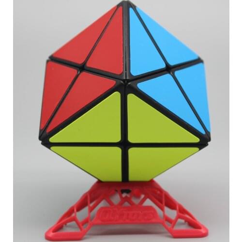 Qiyi X Cube 2x2x2 X-shaped Magic Cube Black Stickerless Speed Cube 2x2 Cubo Magico Strange-shape Puzzle Toys For Children Gift