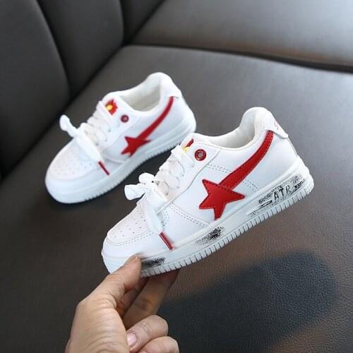 Size 26-36 Kids Shoes 2020 Boys White Shoes Girls Childrens Tennis Running Shoes Toddler Sports Shoes Basket Enfant Fille