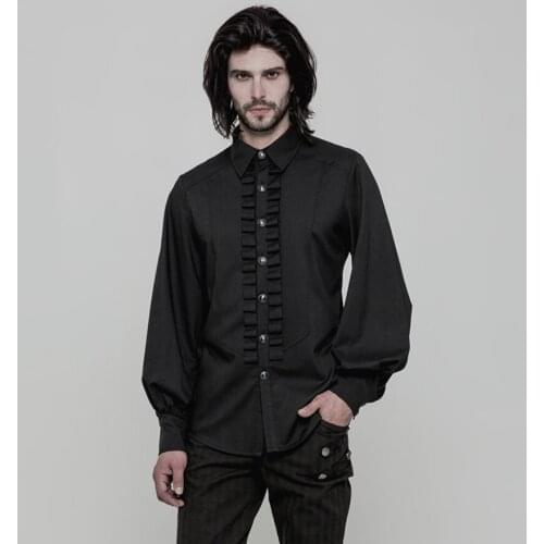 S-6XL ! 2019 New Mens clothing GD Hair Stylist fashion Military uniform Punk Goth long sleeve Shirt Plus size Singer costumes