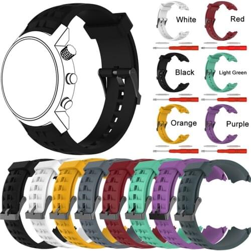 Silicone Replacement Wrist Strap Band High Quality Strap Watch Accessories for SUUNTO Element Terra Series Watch With Tools