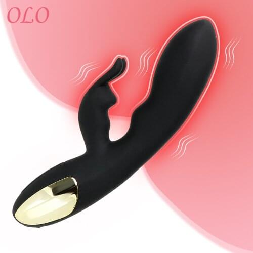 OLO Silicone Adult Product Rabbit Vibrator Clitoris Stimulator Sex Toys for Women G-spot Adults Products Sex Shop