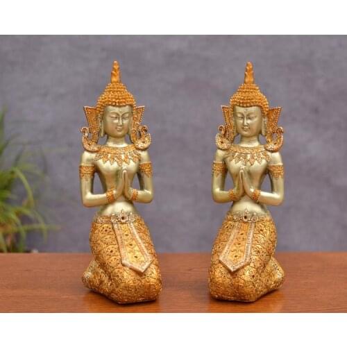 Southeast Asian style buddha statue, ornament Home decor, Thailand arts and crafts, decoration, wedding