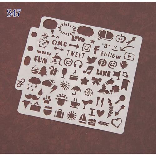 Weather symbol Layering Stencils for Diy scrapbook/photo album Decorative Embossing coloring,painting stencil,home decor