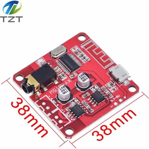 TZT XY-BT5W DC 3.7~5V Bluetooth 4.2 Audio Receiver 5w+5w Stereo Power Amplifier Board