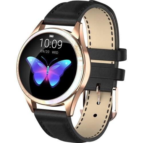 2021 Waterproof Smart Watches for Women Heart Rate Blood Pressure Smartwatch Bluetooth Connect Fitness Watch for Android IOS