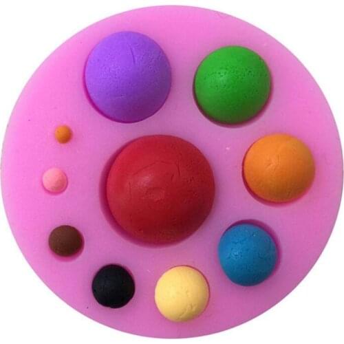 20pcs/lot Sugarcraft Circle Silicone Mold Fondant Mold Cake Chocolate Mould DIY Baking Candy Maker Mousse Mould