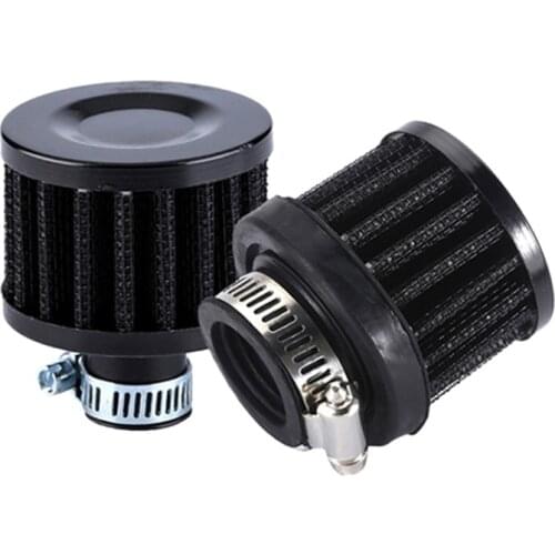 25mm Universal Car Air Filter Oil Cold Intake Crank Case Turbo Vent Breather X2
