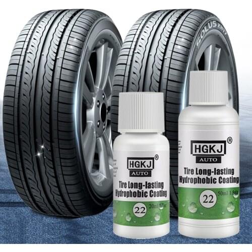 Car Accessories Car Cleaning HGKJ-AUTO-22 Tire coating 20/50ml Tire Long-lasting Hydrophobic Coating Car Wax Car Polisher TSLM1