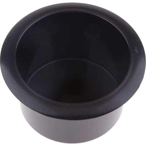 ABS Plastic Cup Drink Holder Bottom Insert Camper/Truck RV Brushed 84mm