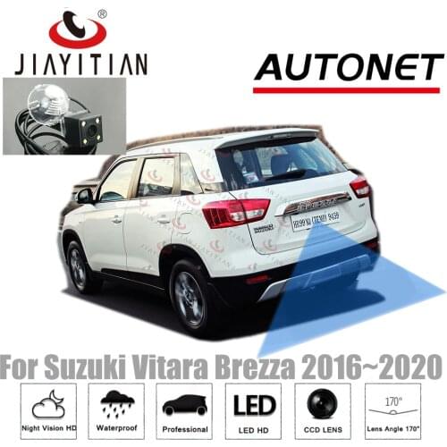JIAYITIAN Rear View Camera For Suzuki Vitara Brezza 2016 2017 2018 2019 2020 CCD Night Vision License Reverse Camera Plate Lamp