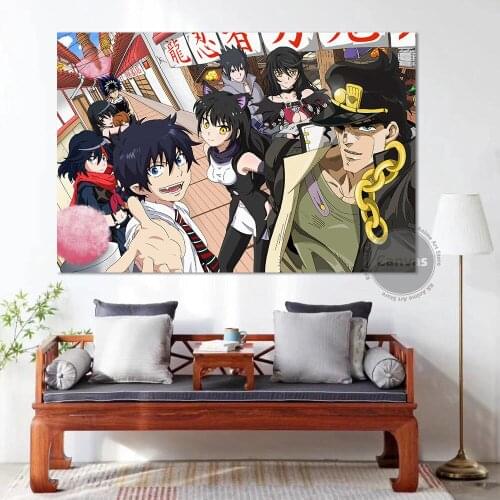 Canvas Anime JoJos Bizarre Adventure Pictures Home Decoration Paintings Poster HD Prints Wall Art Modular Living Room