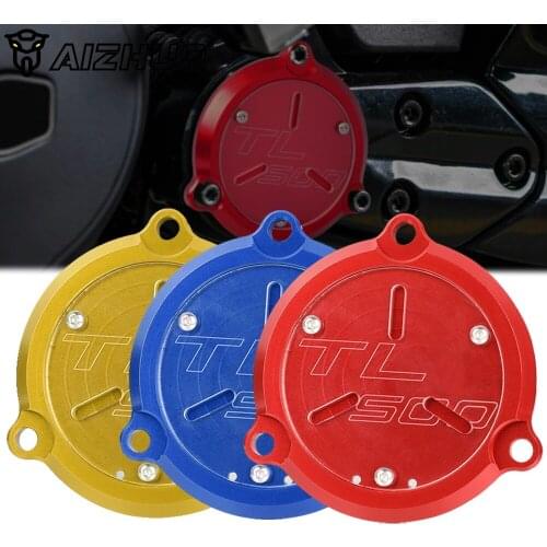 TL500 Motorcycle CNC Front Sprocket Cover Frame Hole Drive Shaft Covers Guard Protector Parts FOR SYM MAXSYM TL 500 2020 2021