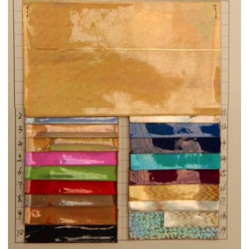 Laser leather/ fabric pink brillant soft pvc artificial leather Laser mirror Holographic pu leaher