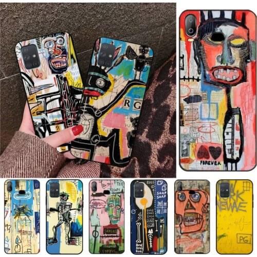 Jean Michel Basquiat Art Graffiti Soft Silicone TPU Phone Cover For Samsung A10 A20 A30 A40 A50 A70 A80 A71 A91 A51 A6 A8 2018