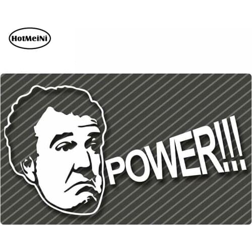 HotMeiNi 13cm x 7.8cm For Gear Race Car Euro Jeremy Clark Car Stickers Decals Anime Fashion Occlusion Scratch VAN Decoration