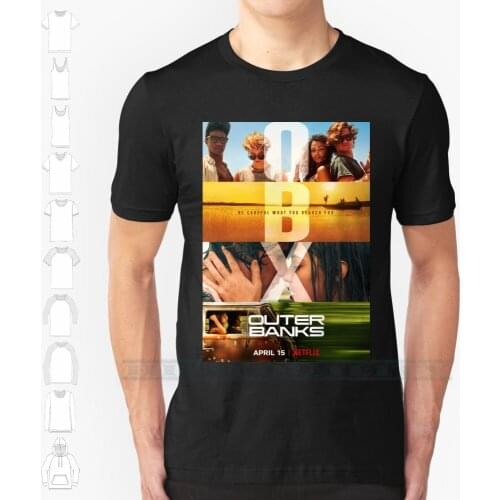 Outer Banks Tv Poster ( And More ) Newest Fashion Design Print Cotton T Shirt 6xl Big Size Outer Banks Obx O B