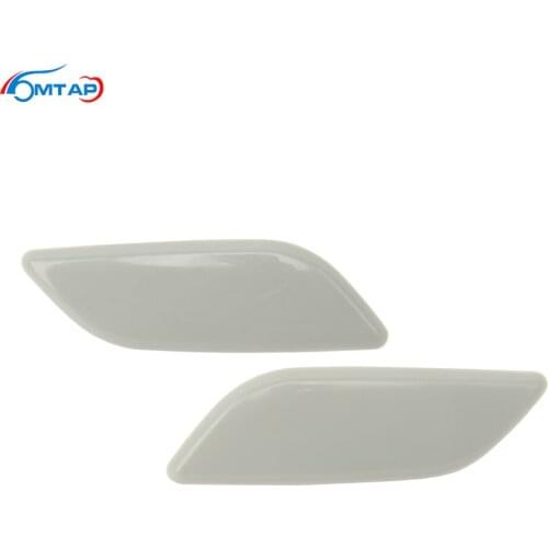 MTAP Front Headlight Headlamp Washer Nozzle Cover For Mazda 3 Axela 2013-2016 OEM:BKC6-51-8H1 BKC6-51-8G1 None Painted