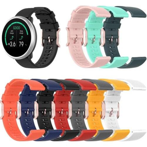 20mm/22mm strap For Samsung Gear S3/S2 Silicone band Galaxy watch 3/46mm/42mm/Active 2 correa bracelet Huawei watch GT 2/2e/pro