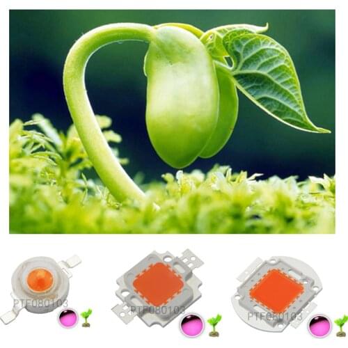 Led chip full spectrum 380-840nm 1w 3w 10w 20w 30w 50w 80w 100w high power led chips for plant growing light emitting diodes