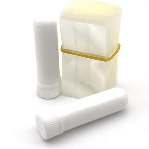 200Pcs Clear PVC Shrink Wrap Film for Aromatherapy Nasal Inhaler Stick
