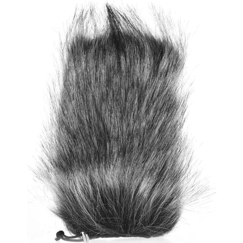Universal Professional Microphone Furry Windscreen Flexible Mount Fur Windshield for Rode VMGO Video Mic GO