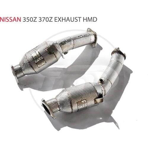 HMD Exhaust Manifold Downpipe for Nissan 350Z 370Z GTR35 Car Accessories With Catalytic converter Header intake manifolds