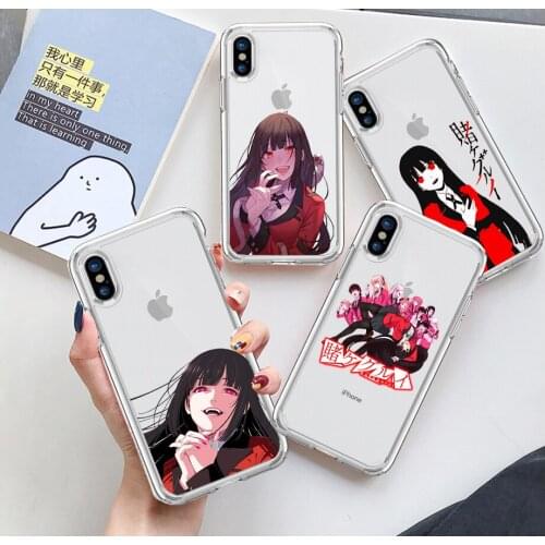 Japanese Anime Kakegurui Jabami Yumeko TPU Soft Silicone Phone case For iPhone 11 12 Pro XS MAX XR X 7 8 6Plus SE 2021