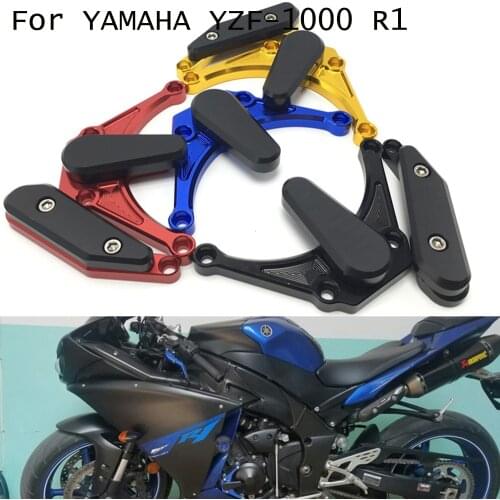 Motorcycle Engine Guard Case Slider Cover Protector Engine Guard Case Slider Cover Protector Set For YAMAHA YZF-1000 R1 09-14