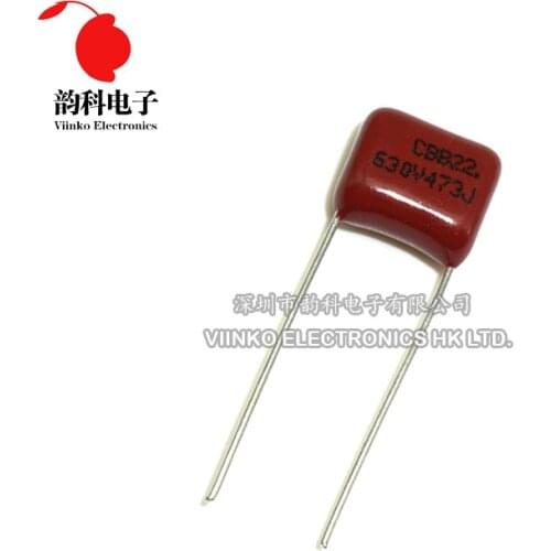 10pcs CBB Polypropylene film capacitor pitch 10mm 473 47nF 630V