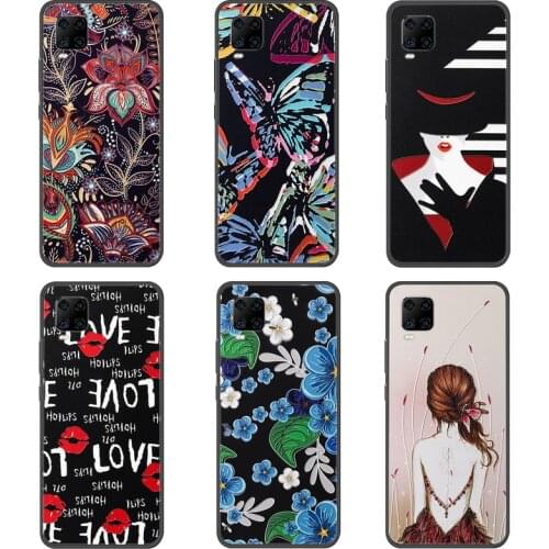 3D Emboss Relief Case For ZTE Axon 11 5G Phone Cover Black Softness TPU Silicone Back Bumper