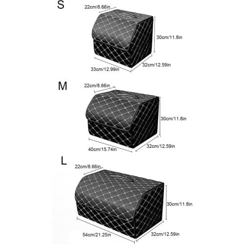 Car Boot Trunk Moisture-Proof Breathable Car-Mounted Multifunctional Foldable Storage Box Auto Interior Replacement Accessories
