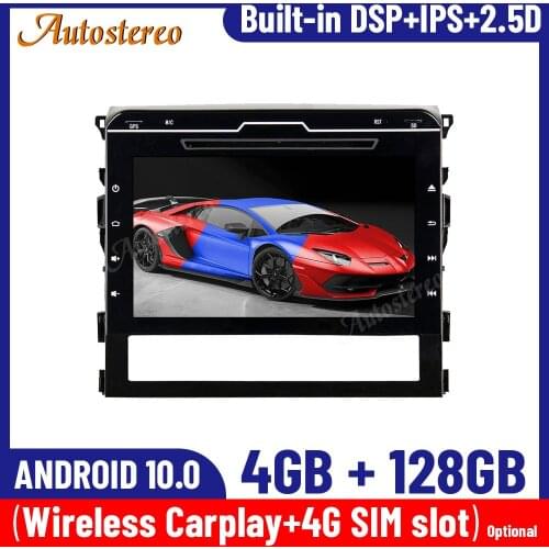 Carplay Android 10.0 128G For Toyota Land Cruiser 2008-2012 Car GPS Navigation Multimedia Player Auto Radio Stereo Head Unit IPS