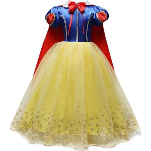 Kids Dresses For Girls Halloween Cosplay Costume Princess Dress Children Clothing For 5 6 7 8 9 10 Years