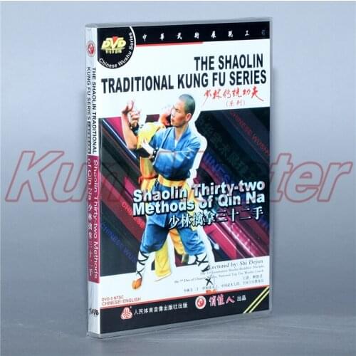 Disc DVD The Shaolin Traditinal Kung Fu Shaolin Thirty-two Methoda Of Qin Na English Subtitles