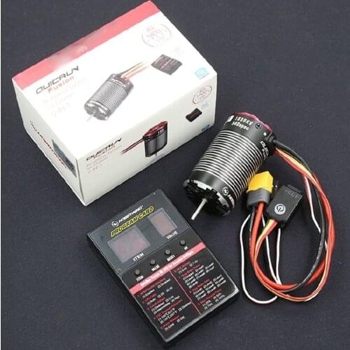 HobbyWing QuicRun Fusion 2in1 Motor 2-3S Built In ESC 540 1800KV 1200KV Brushless Motor 40A ESC FOC Drive for 1/10 Crawler Car