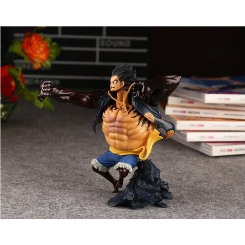 One Piece Anime Gear fourth Luffy SC Modeling king Decisive battle 4 PVC Action Figure Toys Dolls