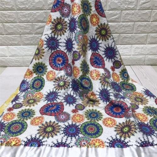 JRB-121413 Embroidered lace fabric 5yard/lot with sequins New arrival embroidered tulle Fabric