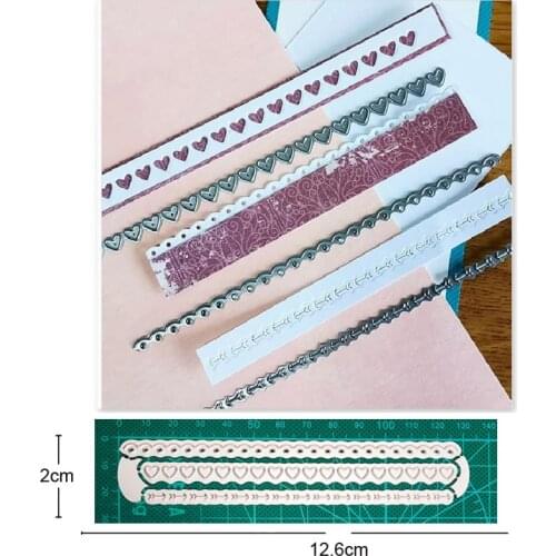 Lace Strip Border Metal Cutting Dies Stencils dies for DIY Scrapbooking dies Decoration Album Paper Craft dies Embossing Die Cut