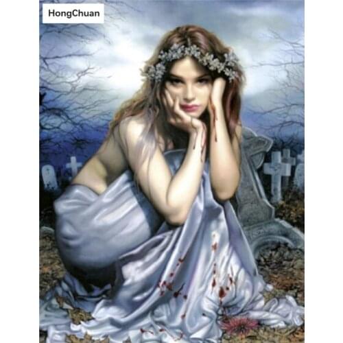 Fast delivery DIY 5D square/round diamond embroidery beauty mural diamond painting cross stitch mosaic home decoration gifts