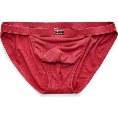 Underpants Men Cuecas Masculinas Gay Ropa Interior Hombre Solid Modal Underwear Men Youth Sport Calzoncillos Hombre High Cut