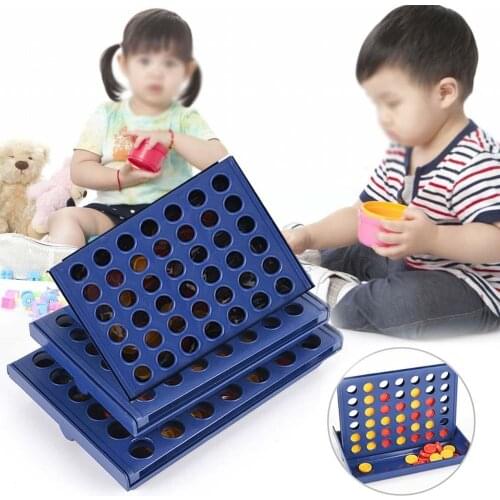 Newest Connect 4 Game Classic Master Foldable Kids Children Line Up Row Board Puzzle Toys Gifts Board Game Entertainment