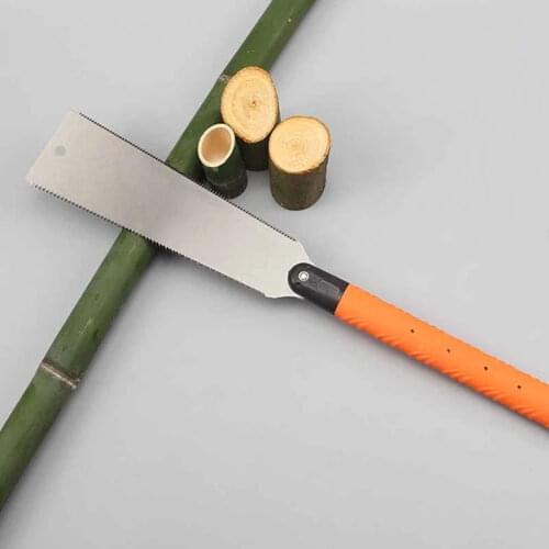 3-edge Teeth Hand Saw SK5 Japanese Saw 65 HRC Wood Cutter For Garden Pruning Tenon Wood Bamboo Plastic Cutting Woodworking Tools