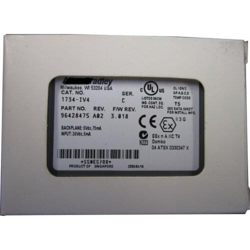 Brand New Original Programmable Controller Module 1734-IV4 PLC 24VDC 4 Current Source Point Digital DC Input