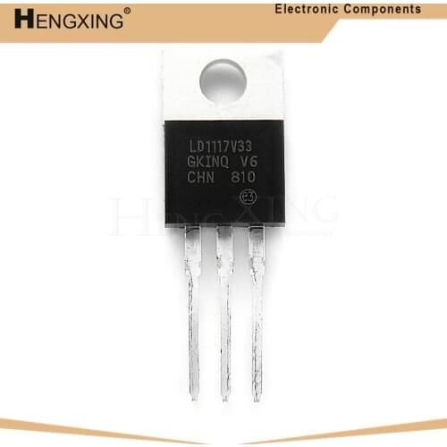 10piece LD1117AV33 LD1117V33 LD1117 LDO Voltage Regulators 3.3V 0.8A Positive new original TO-220 In Stock