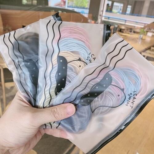 100pcs/bag 5CM Hair Accessories Women Rubber Bands Scrunchie Elastic Hair Bands Girls Headband Decorations Ties Gum for Hair