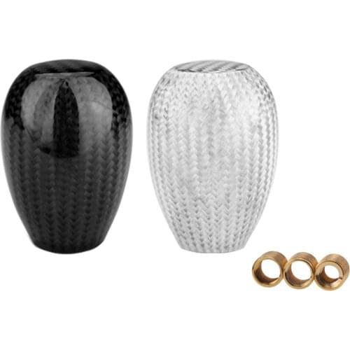 Carbon Fiber Car Shift Knob Gear Shift Knob Universal Gear Knob With Thread Manual Transmission Shifter Lever