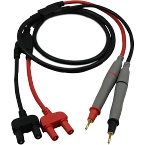 Replace HIOKI 9465-10 9772 battery internal resistance meter four-end probe type test line, line length 1.3 meters